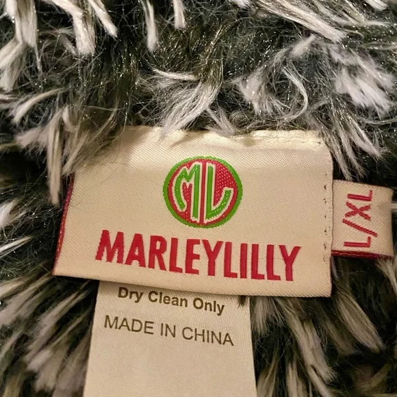 Marleylilly Gray Faux Fur Vest | Size L/XL - Picture 2 of 2